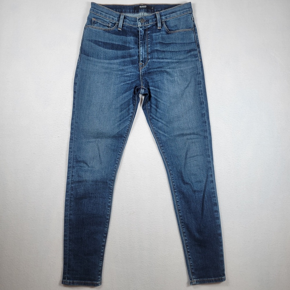 Hudson Denim‎ Jeans Size 28/6 Barbara Super Skinny High Rise Medium Wash